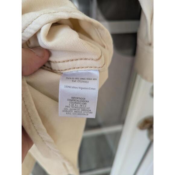 Stetson Men's M Turquoise Hex Snap Western Denim 3/4 Sleeve Cowboy Ranch Shirt - Picture 4 of 9